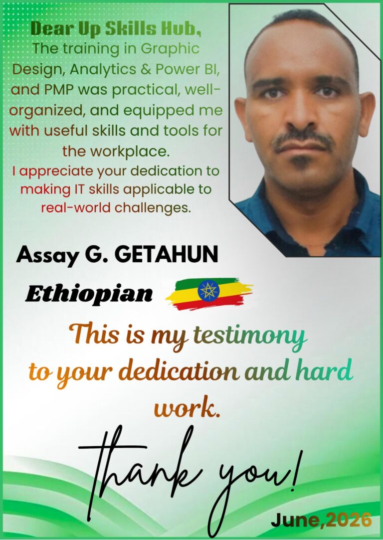 Testimony poster — Jeanne U., Web Development Student