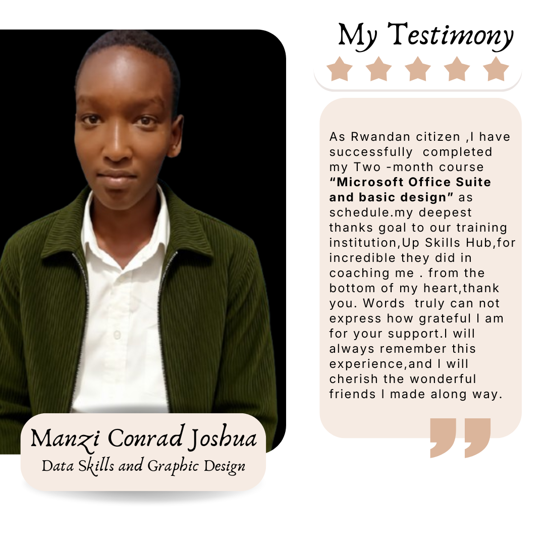 Testimony poster — Diane K., Digital Marketing Student